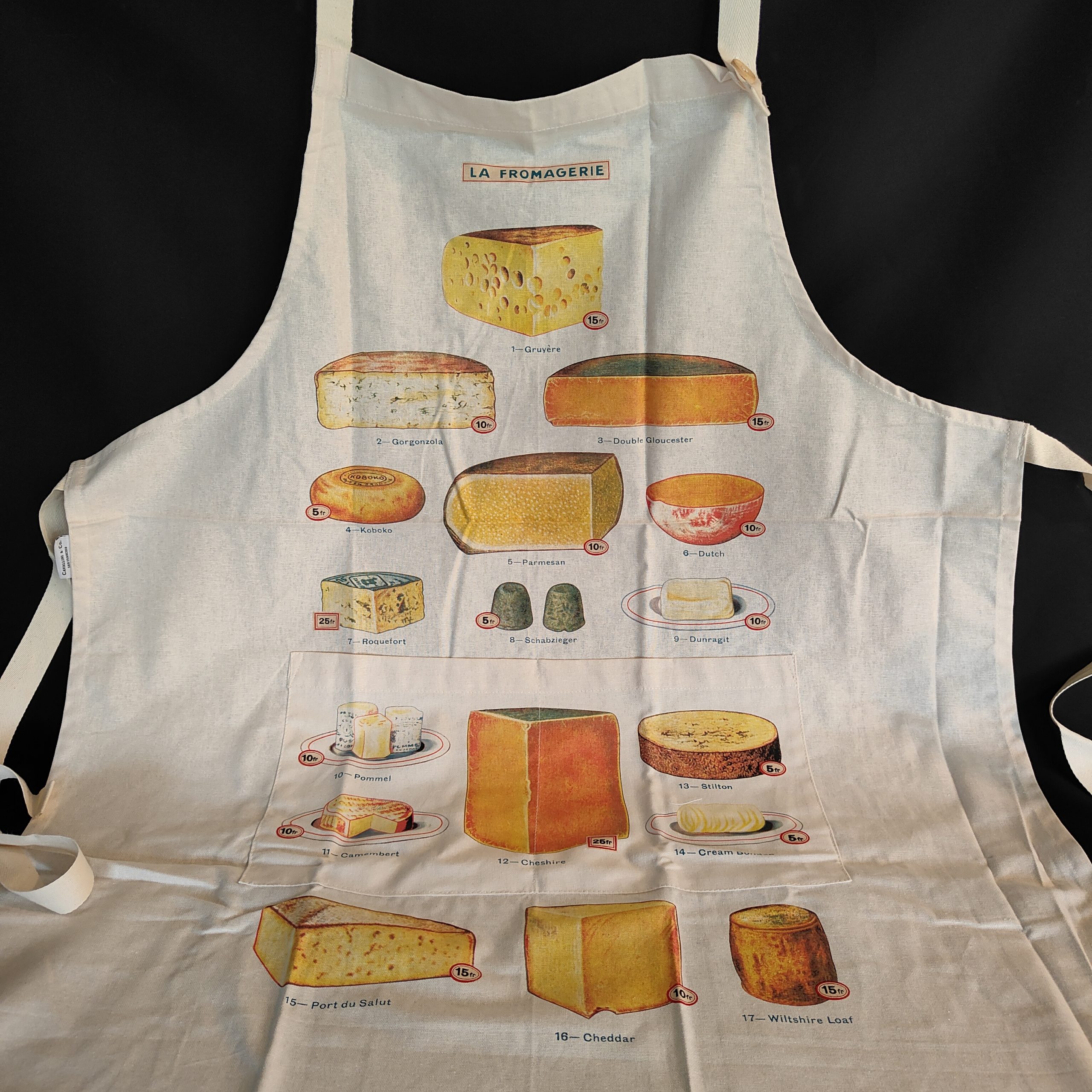 Cavallini & Co - Cheese - Apron