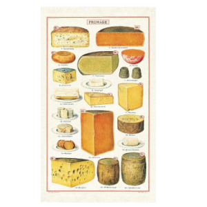 Cavallini & Co - Cheese - Tea Towel